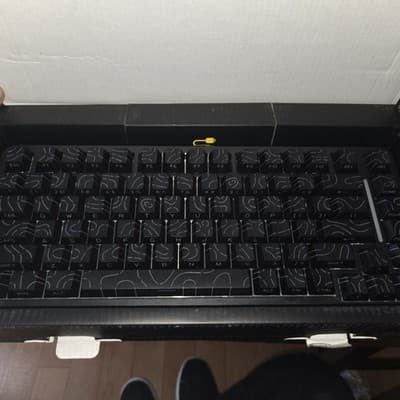 ATTACK SHARK X82 PRO HE Wired Mechanical Gaming Keyboard - Black Anime - Image 1