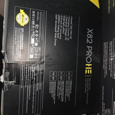 ATTACK SHARK X82 PRO HE Wired Mechanical Gaming Keyboard - Black Anime - Thumbnail 10