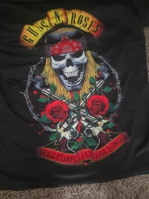 GUNS N' ROSES T SHIRT X LARGE XXL 100% Poloyester - Thumbnail 3