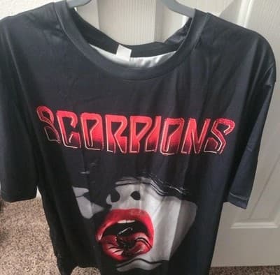 The Scorpions Short Sleeve T-Shirt Size XXL 100% Polyester. - Image 1