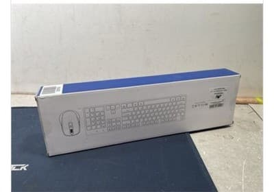 Wireless Keyboard and Mouse RGB Backlit Combo, Slim & Quiet, Rechargeable, Light - Thumbnail 2