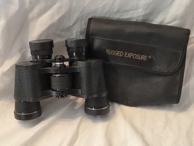 Rugged Exposure 7x35 420ft at 1000 Yards Coated Optics Binoculars - Image 1
