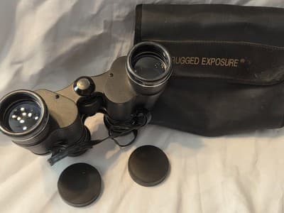 Rugged Exposure 7x35 420ft at 1000 Yards Coated Optics Binoculars - Thumbnail 2