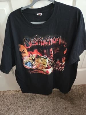 Destruction 30th Anniversary Tour Tshirt With Tour dates - 3XL - Thumbnail 3