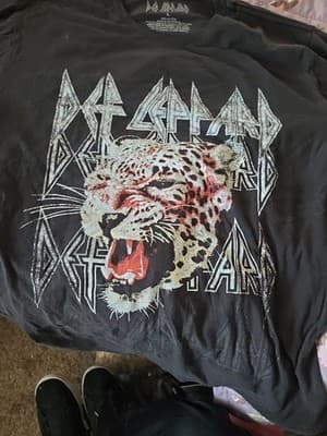 Def Leppard - Black Shirt - Ladies Cut - XL - Thumbnail 2