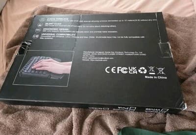 Sablute MA 12 Wireless Keyboard And Mouse Combo Black - Thumbnail 2