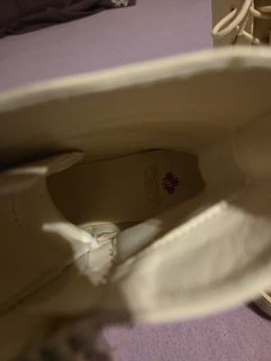 DECARSDZ Thread Women’s Boots Biege Sz 10 Faux Leather Lace And Zipper - Thumbnail 4