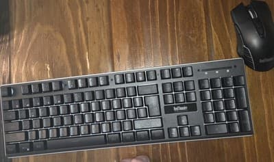 Black RedThunder K10 Wireless Gaming Keyboard & Mouse Combo (No C Type Charger) - Thumbnail 2