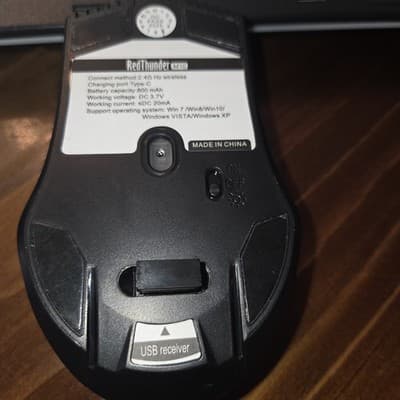 Black RedThunder K10 Wireless Gaming Keyboard & Mouse Combo (No C Type Charger) - Thumbnail 6