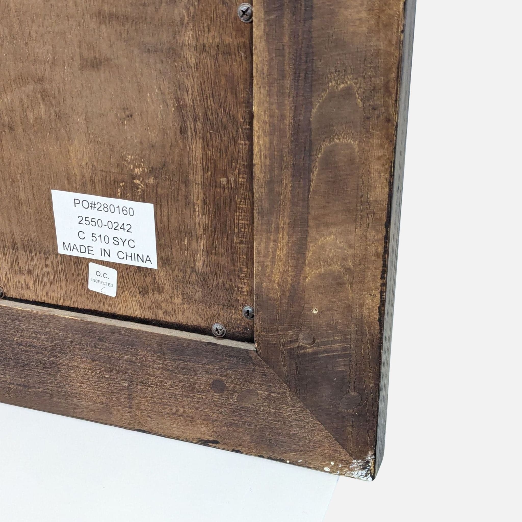 Wood Framed Mirror - Thumbnail 7