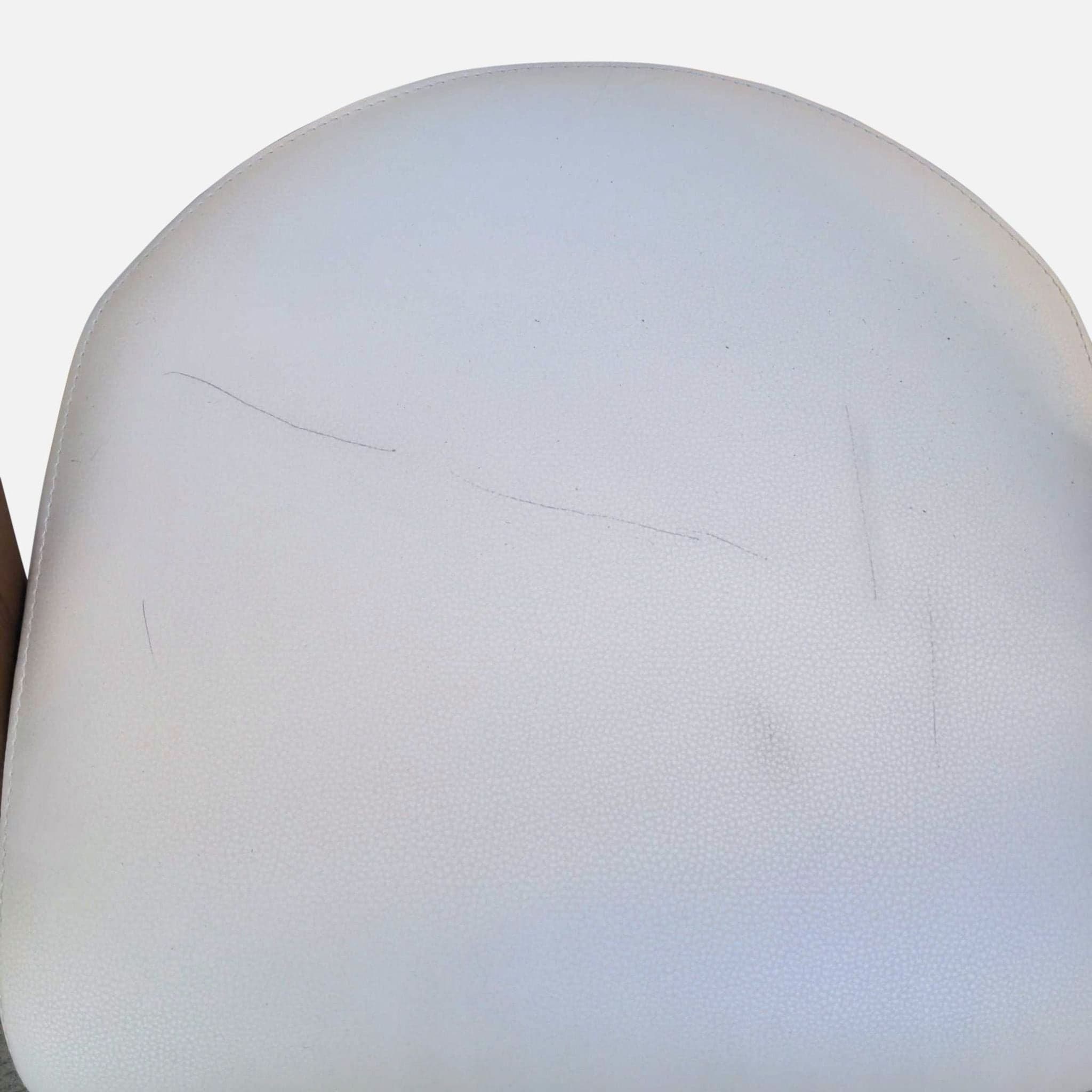 Lucas Mid-Century Cream & Walnut Dining Chair - Thumbnail 8