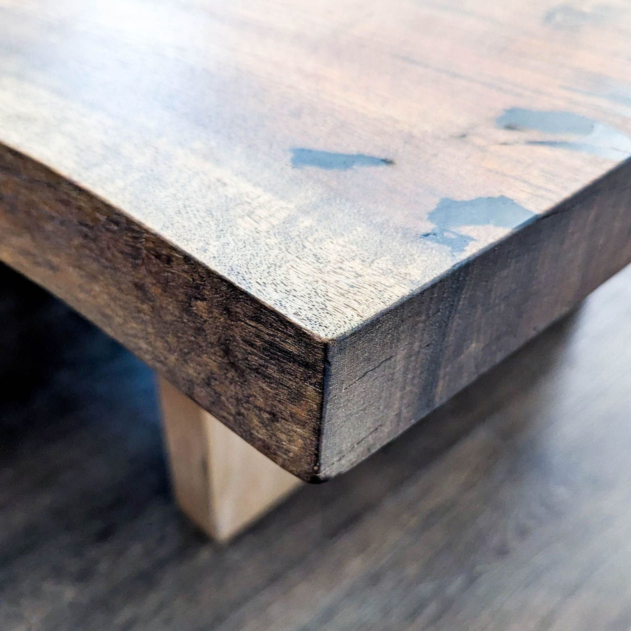 Hudson Furniture Single Walnut Slab Coffee Table - Thumbnail 8