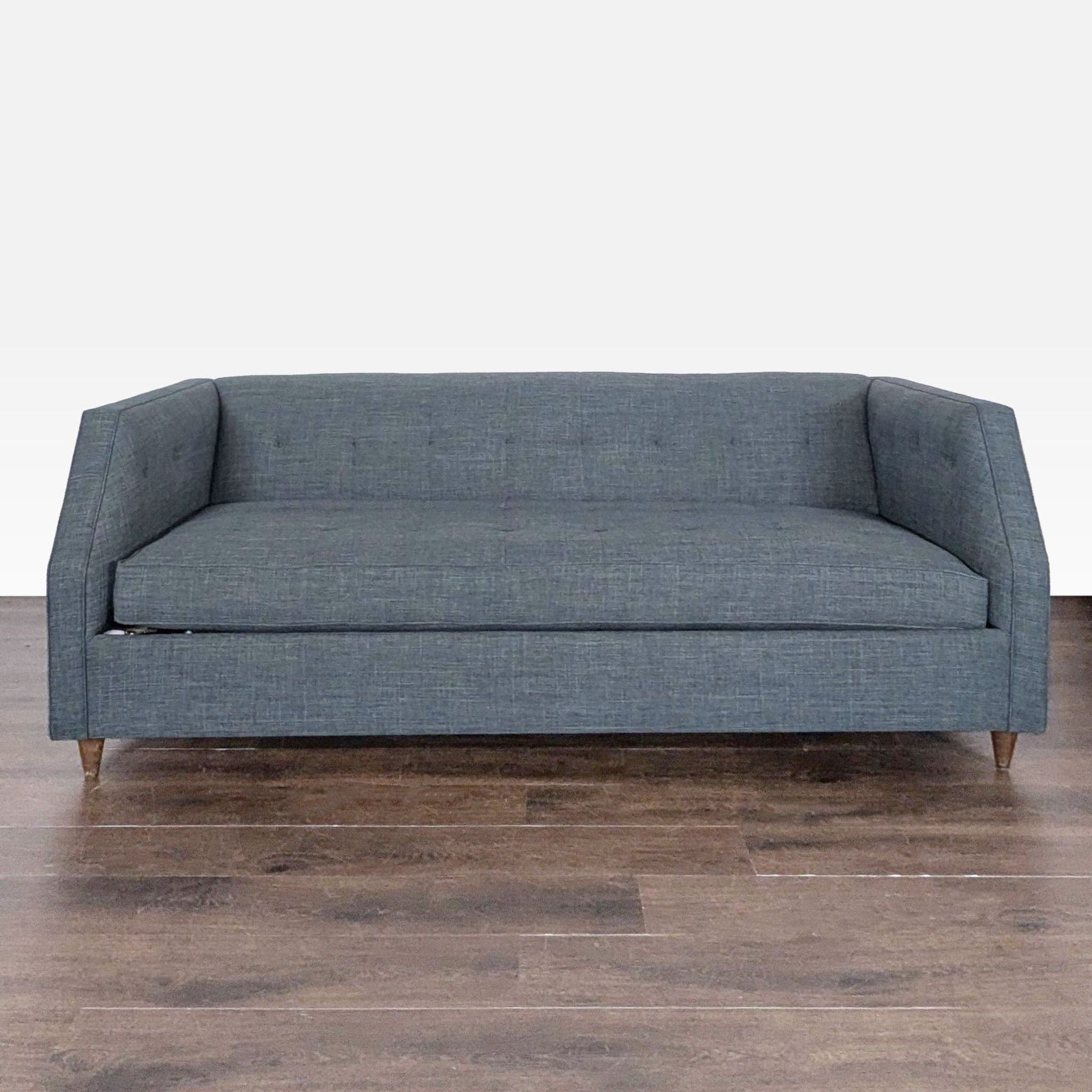 Modern Gray Sleeper Sofa with Pull-Out Bed - Image 1