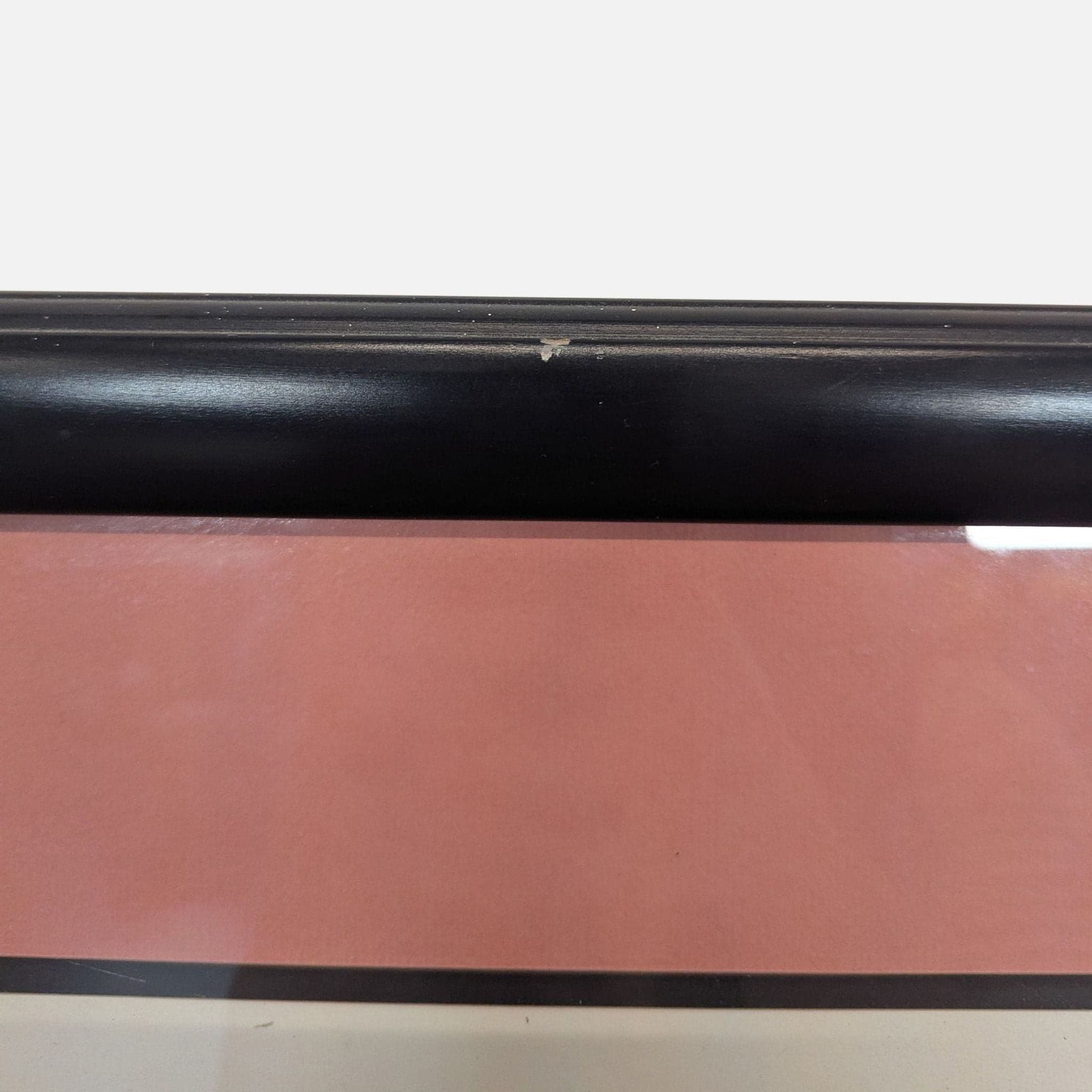 Large Framed Chinese Ink Wash Style Still Life – Plum Blossom & Grapes Artwork - Thumbnail 3