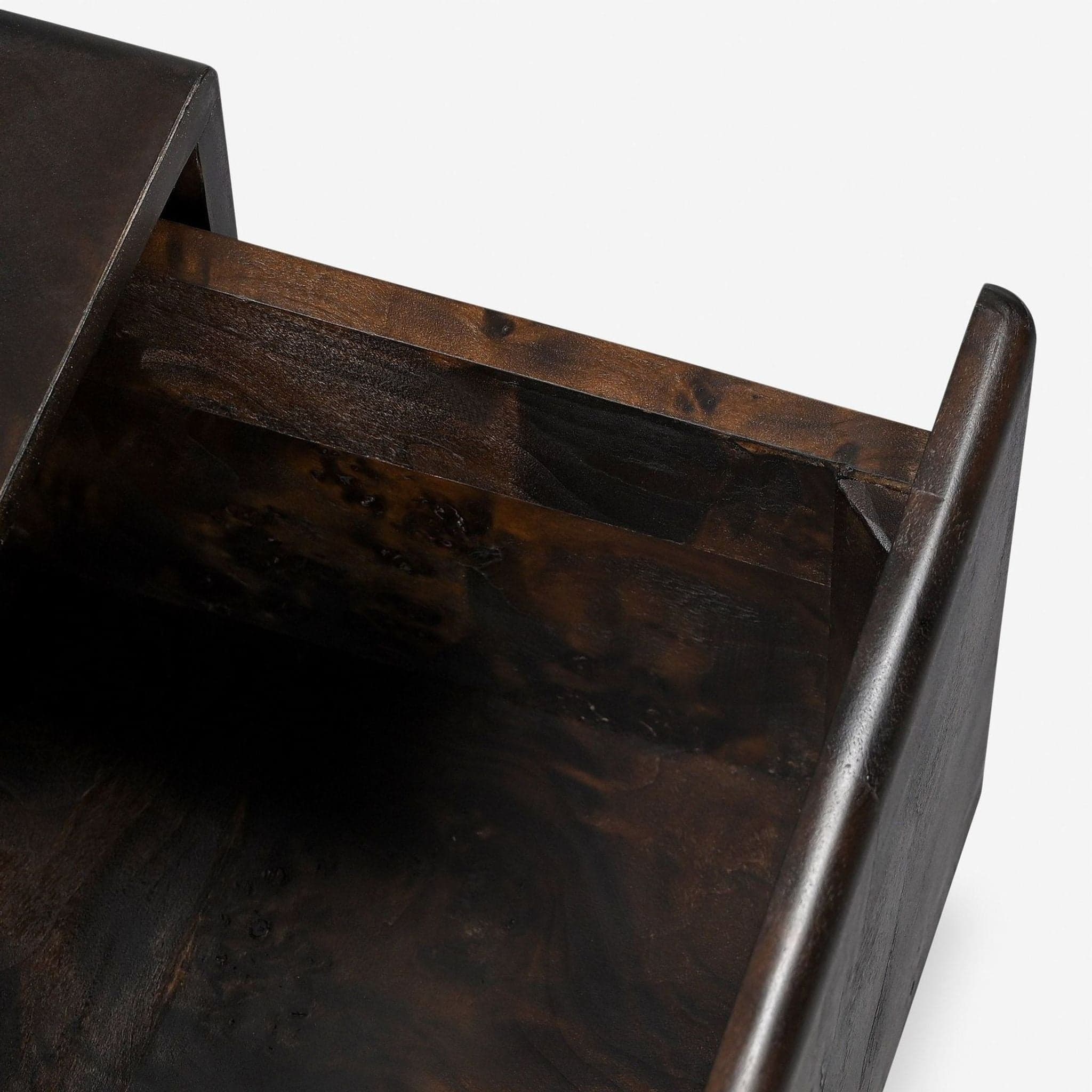 Lulu and Georgia Hobbes Dark Wood 6-Drawer Dresser - Thumbnail 4