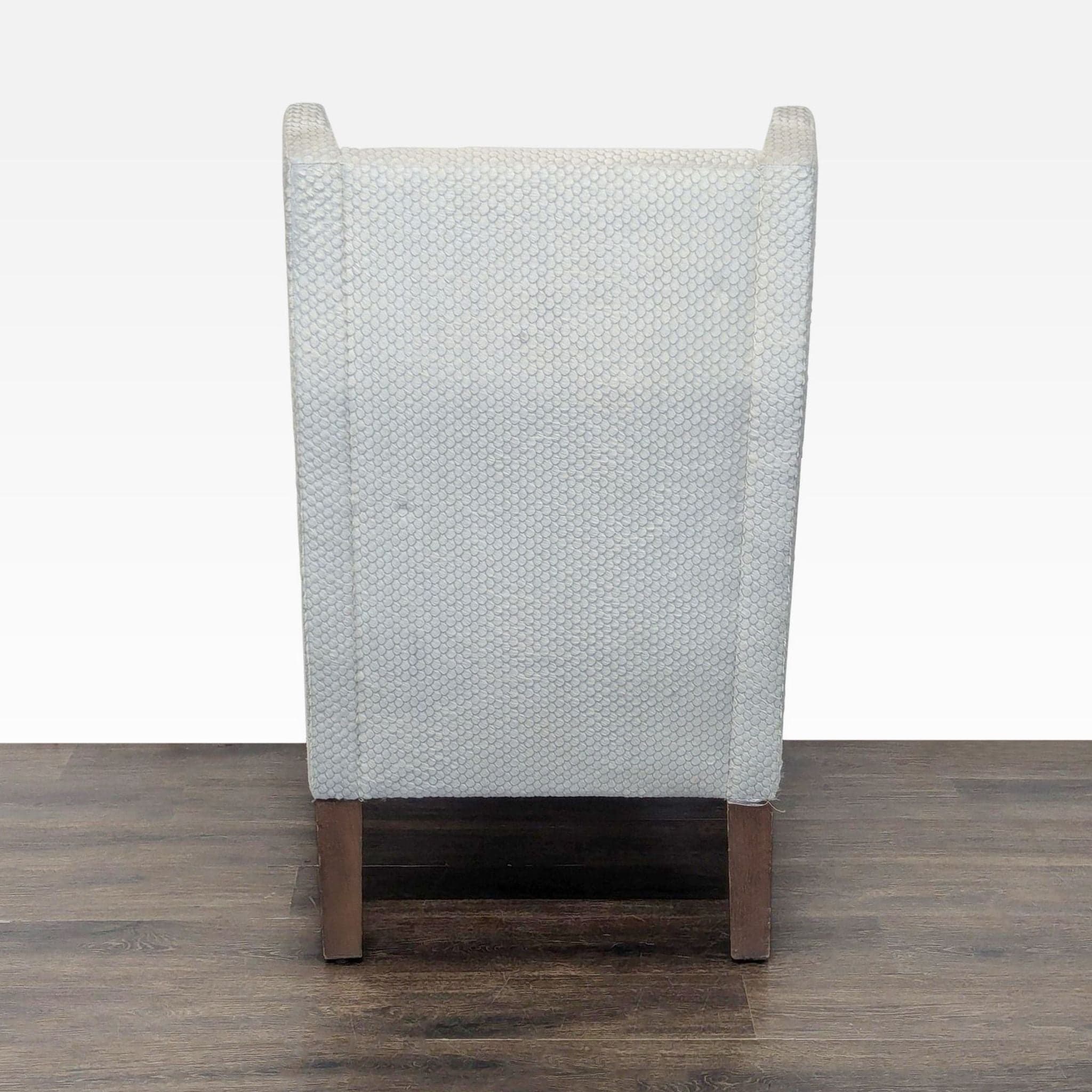 Holly Hunt Modern Darder Wingback Lounge Chair in “Black Magic” Upholstery - Thumbnail 4