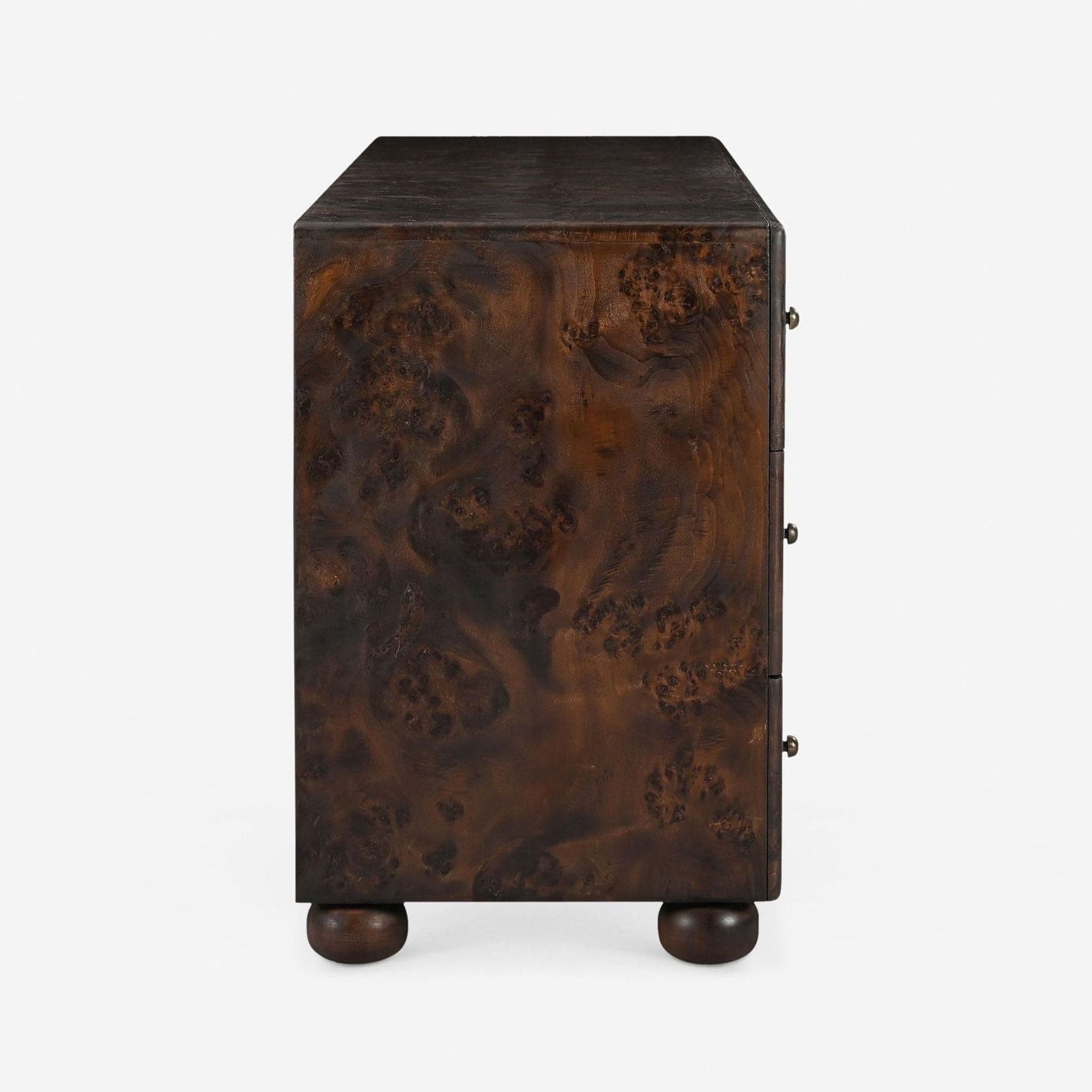 Lulu and Georgia Hobbes Dark Wood 6-Drawer Dresser - Thumbnail 9