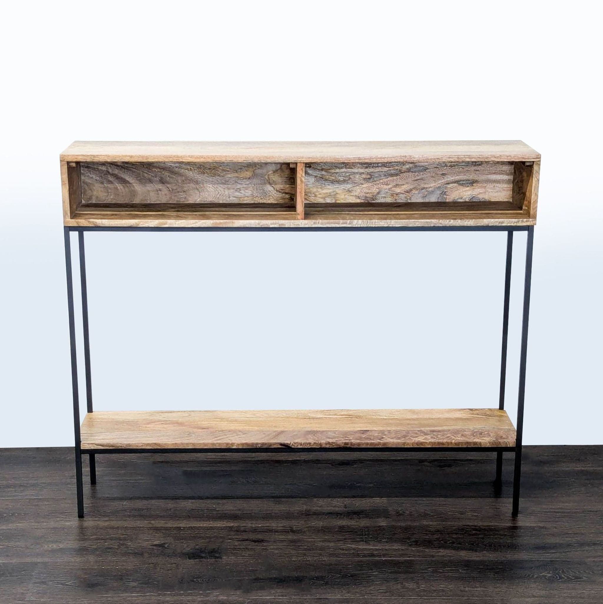 West Elm Rustic Open Skinny Console - Image 1