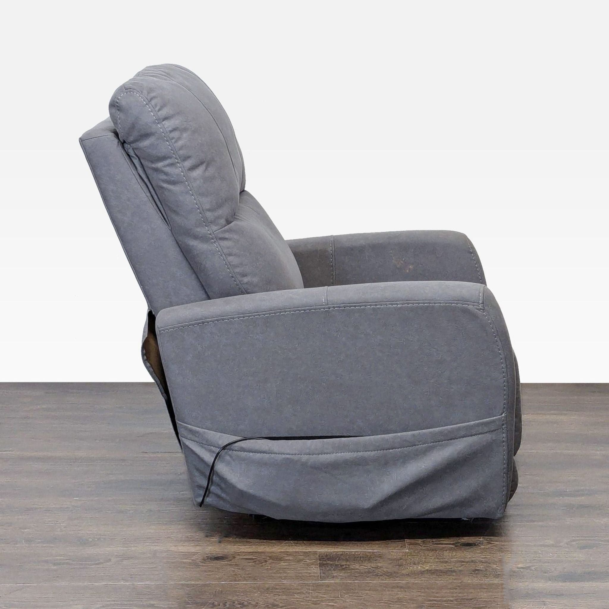 MotoMotion Power Recliner Lounge Chair in Gray - Thumbnail 8