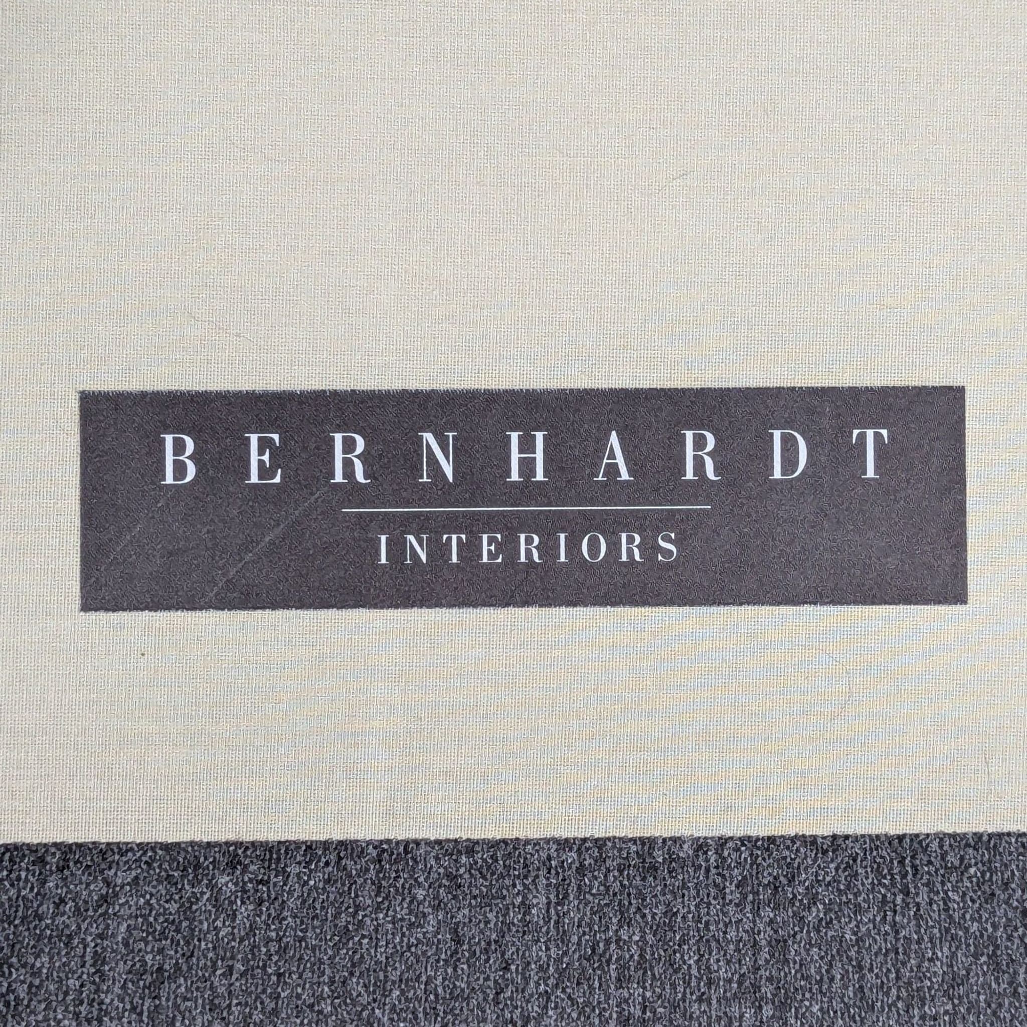 Bernhardt Kingston Gray High Back Lounge Chair with Nailhead Trim - Thumbnail 6