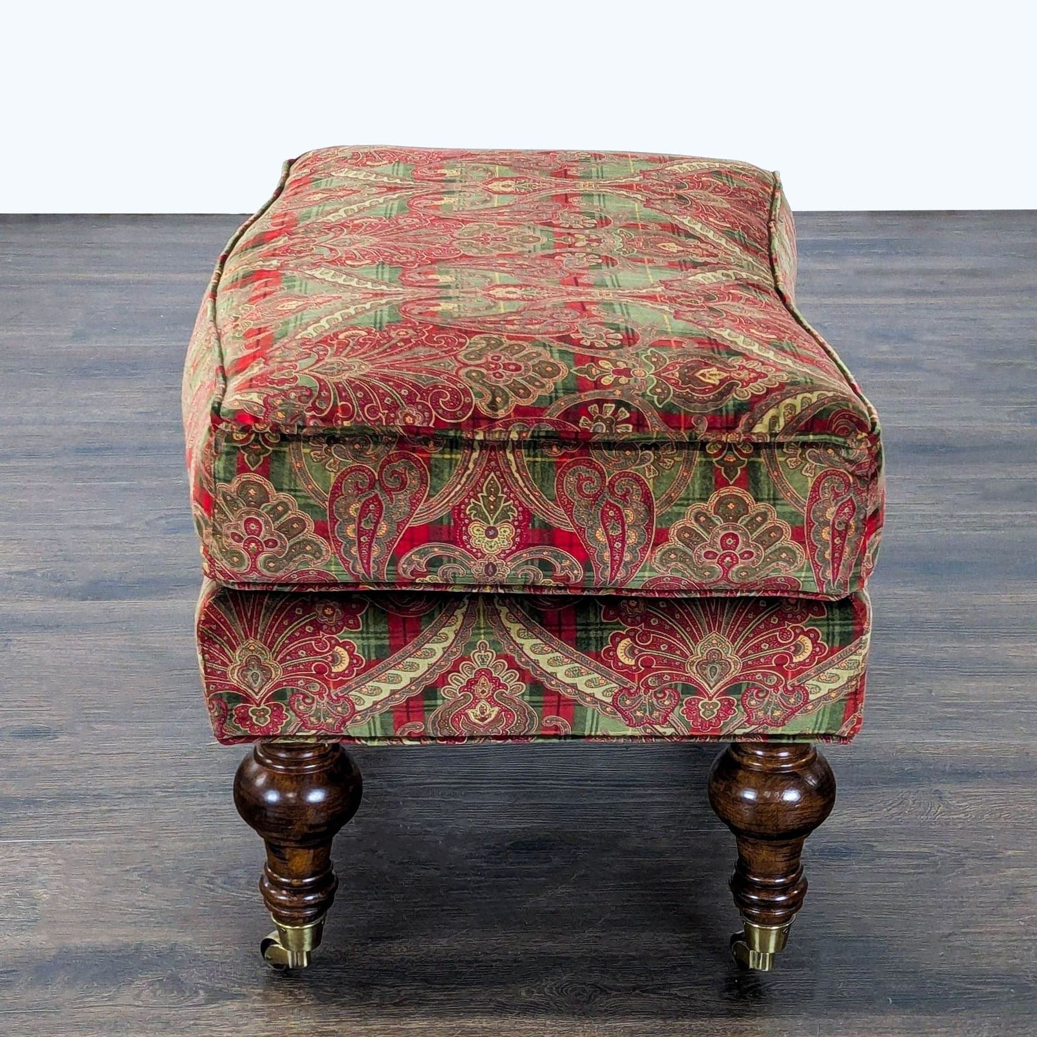 Lillian August Paisley Ottoman - Thumbnail 3