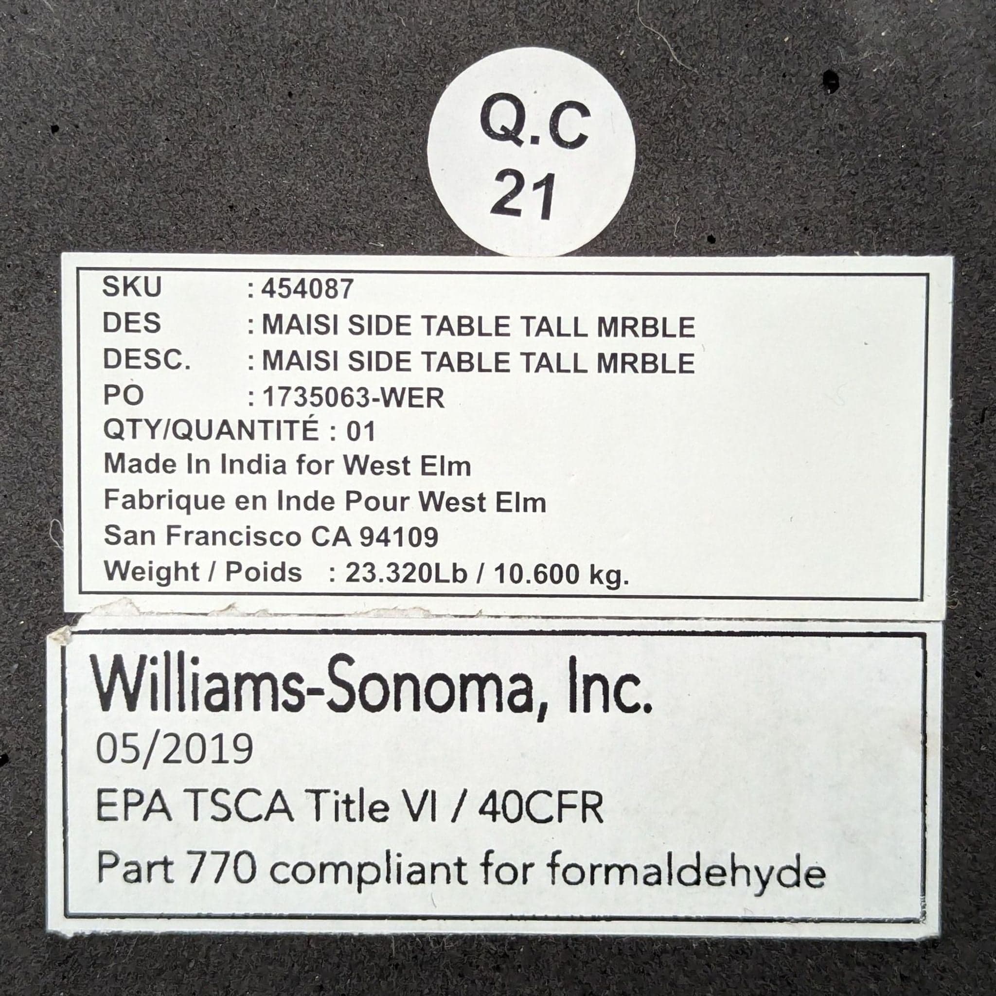 West Elm Maisie Side Table - Thumbnail 4