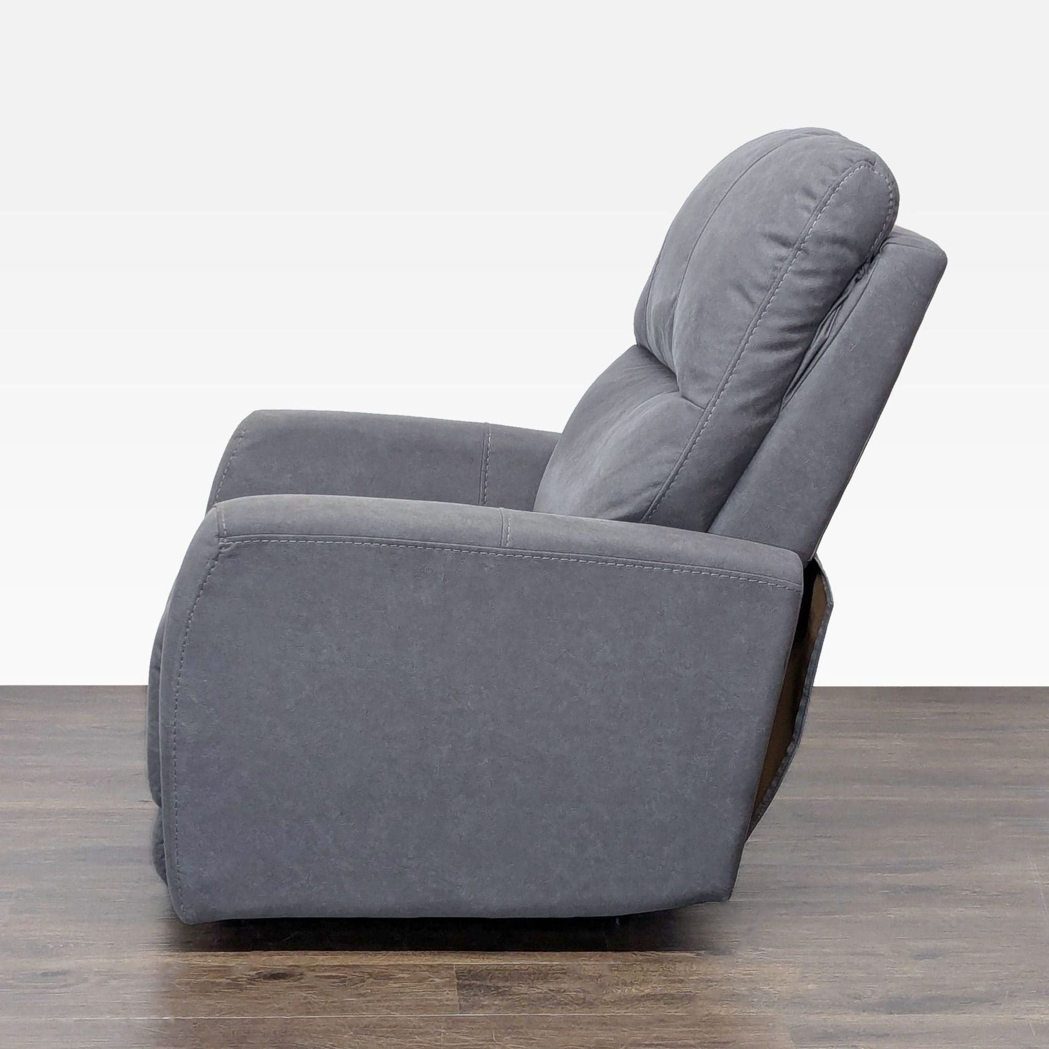 MotoMotion Power Recliner Lounge Chair in Gray - Thumbnail 4