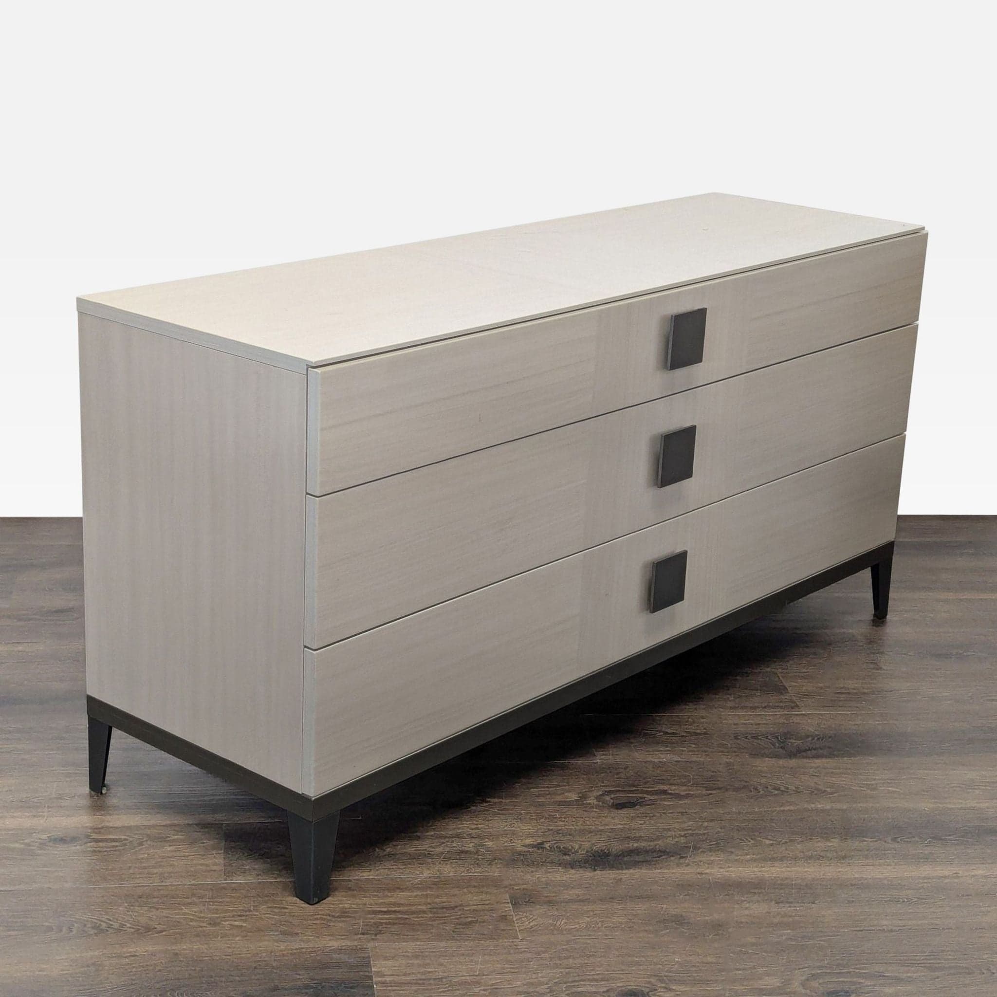 Alf + DaFre Mont Blanc Modern 3-Drawer Dresser in Light Wood Finish - Thumbnail 4