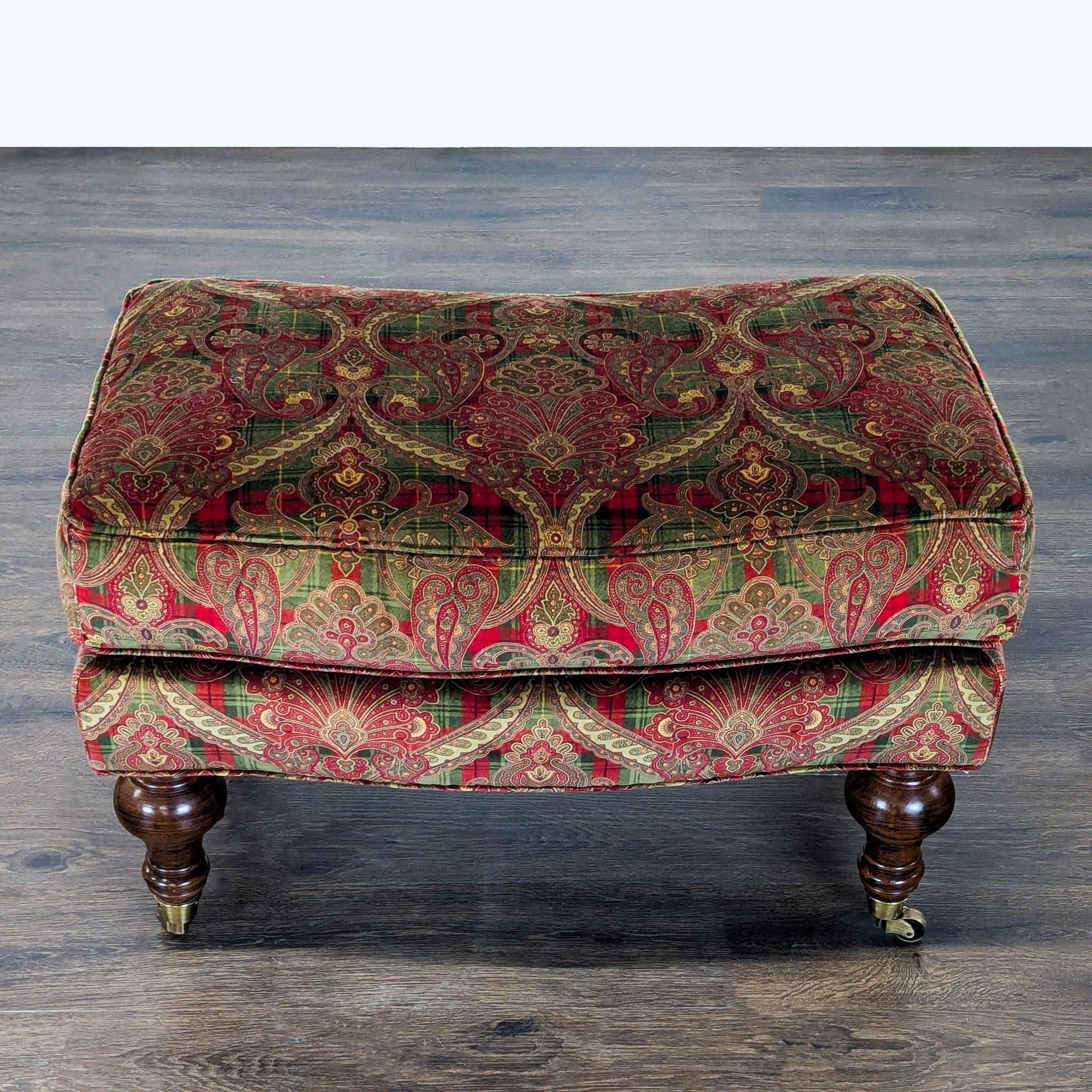 Lillian August Paisley Ottoman - Thumbnail 5
