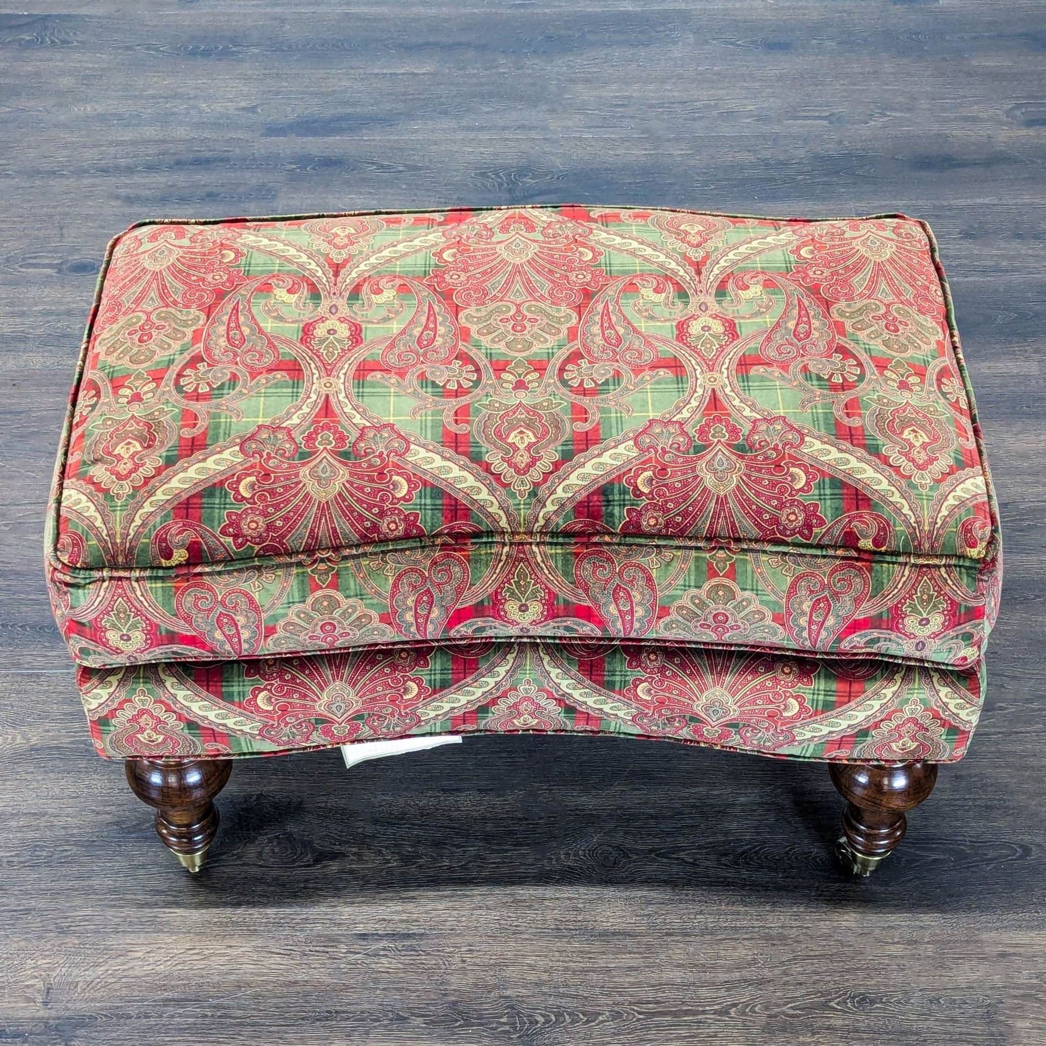 Lillian August Paisley Ottoman - Thumbnail 4