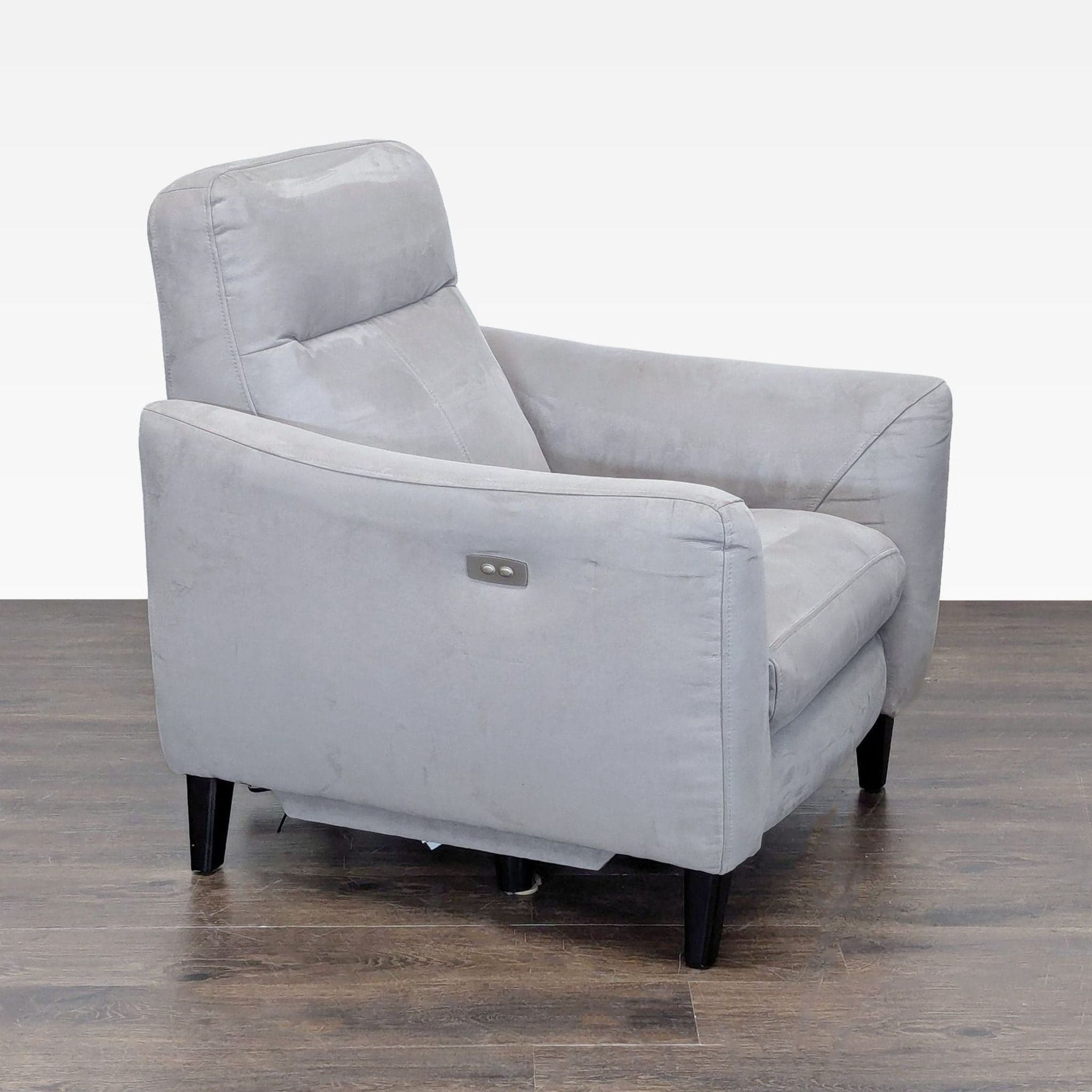 Jason Furniture Modern Grey Recliner Armchair – Electric Lounge Chair for Living Room - Thumbnail 8