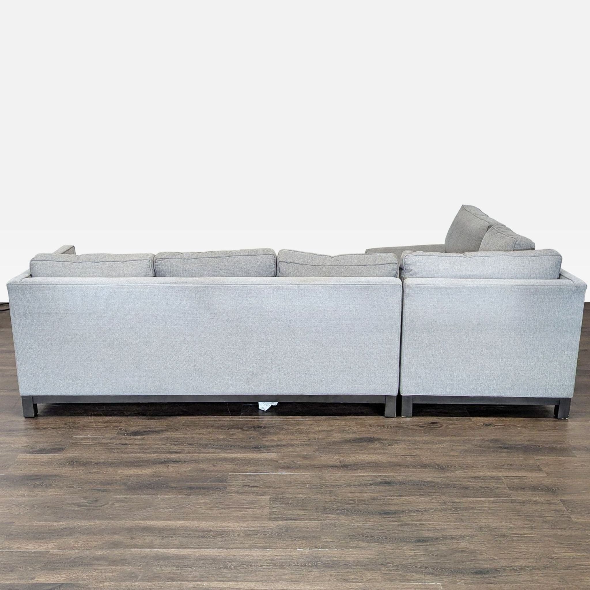 Mitchell Gold + Bob Williams Clifton Modern Gray Sectional Sofa - Thumbnail 6