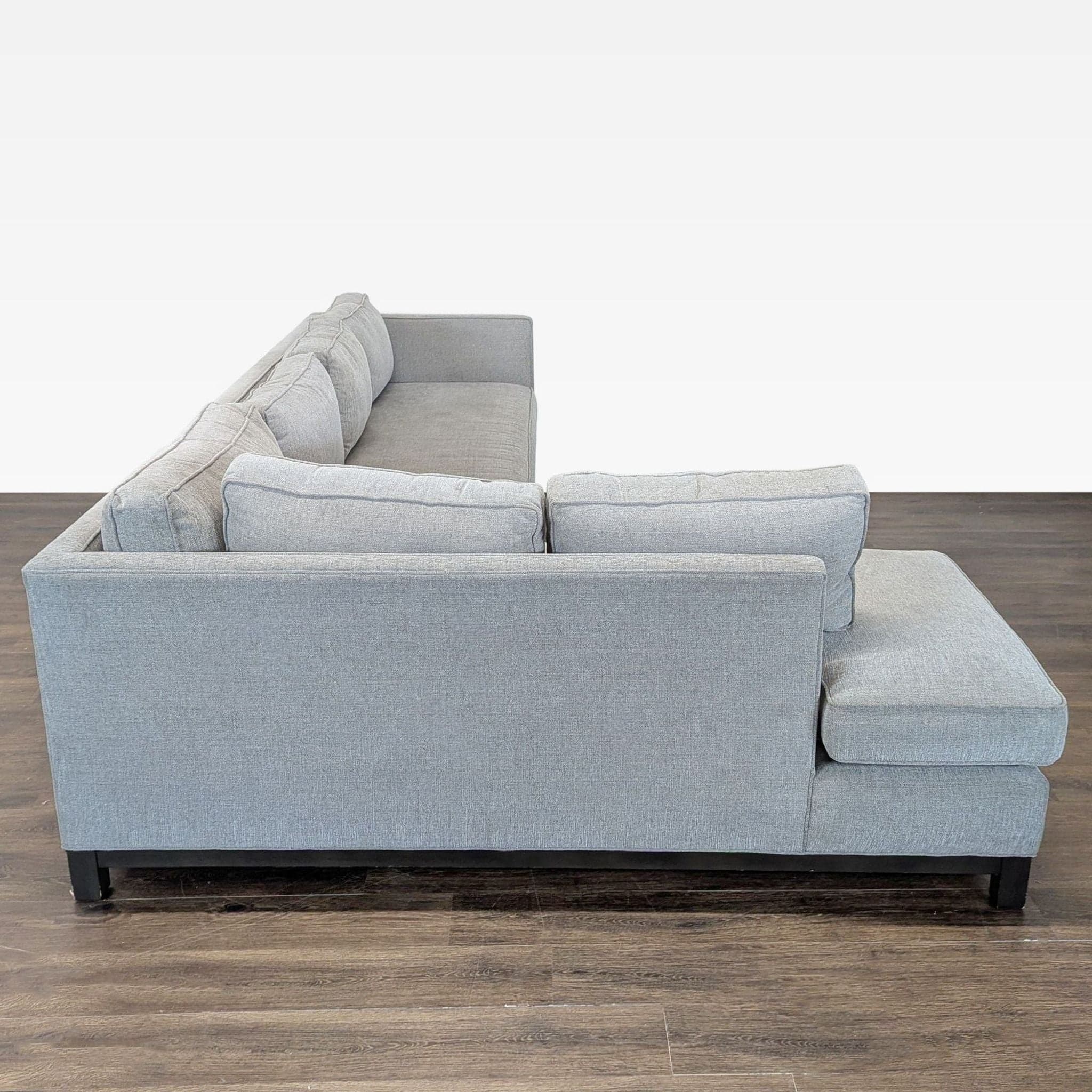 Mitchell Gold + Bob Williams Clifton Modern Gray Sectional Sofa - Thumbnail 5