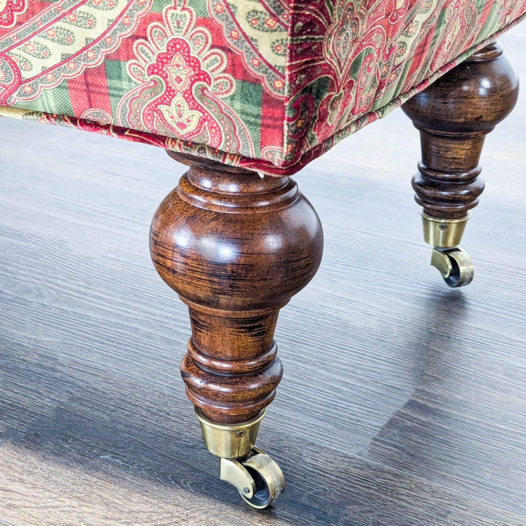 Lillian August Paisley Ottoman - Thumbnail 6