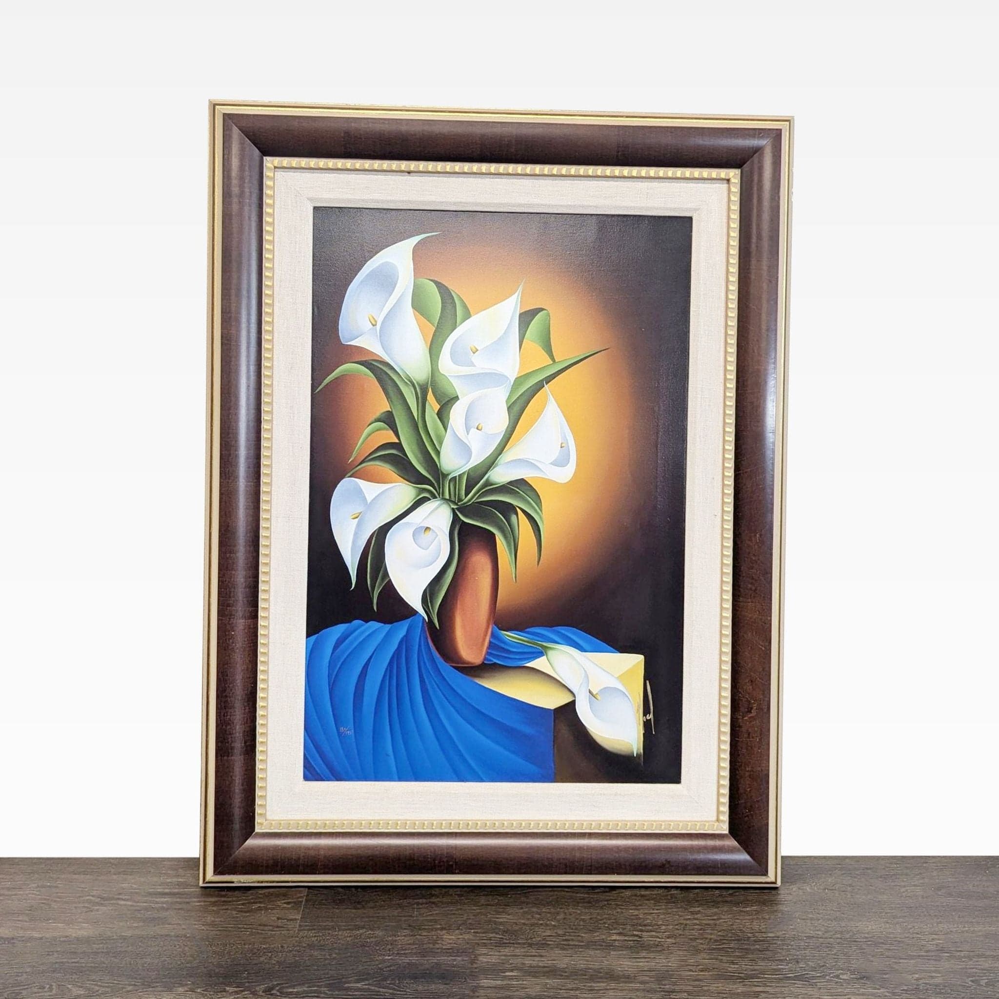 Noel Suarez Framed “Callas I” Still Life Print - Image 1