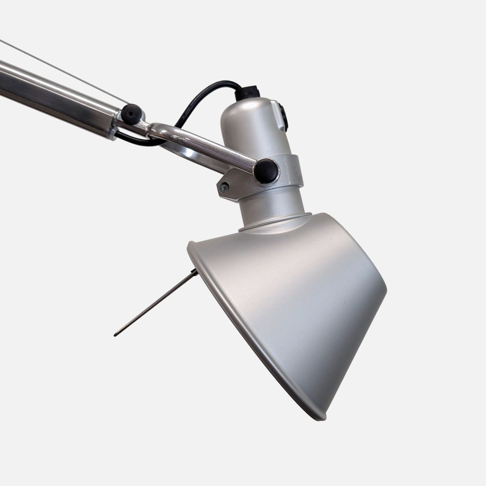 Artemide Tolomeo Adjustable Silver Floor Lamp – Modern Task Lighting - Thumbnail 2