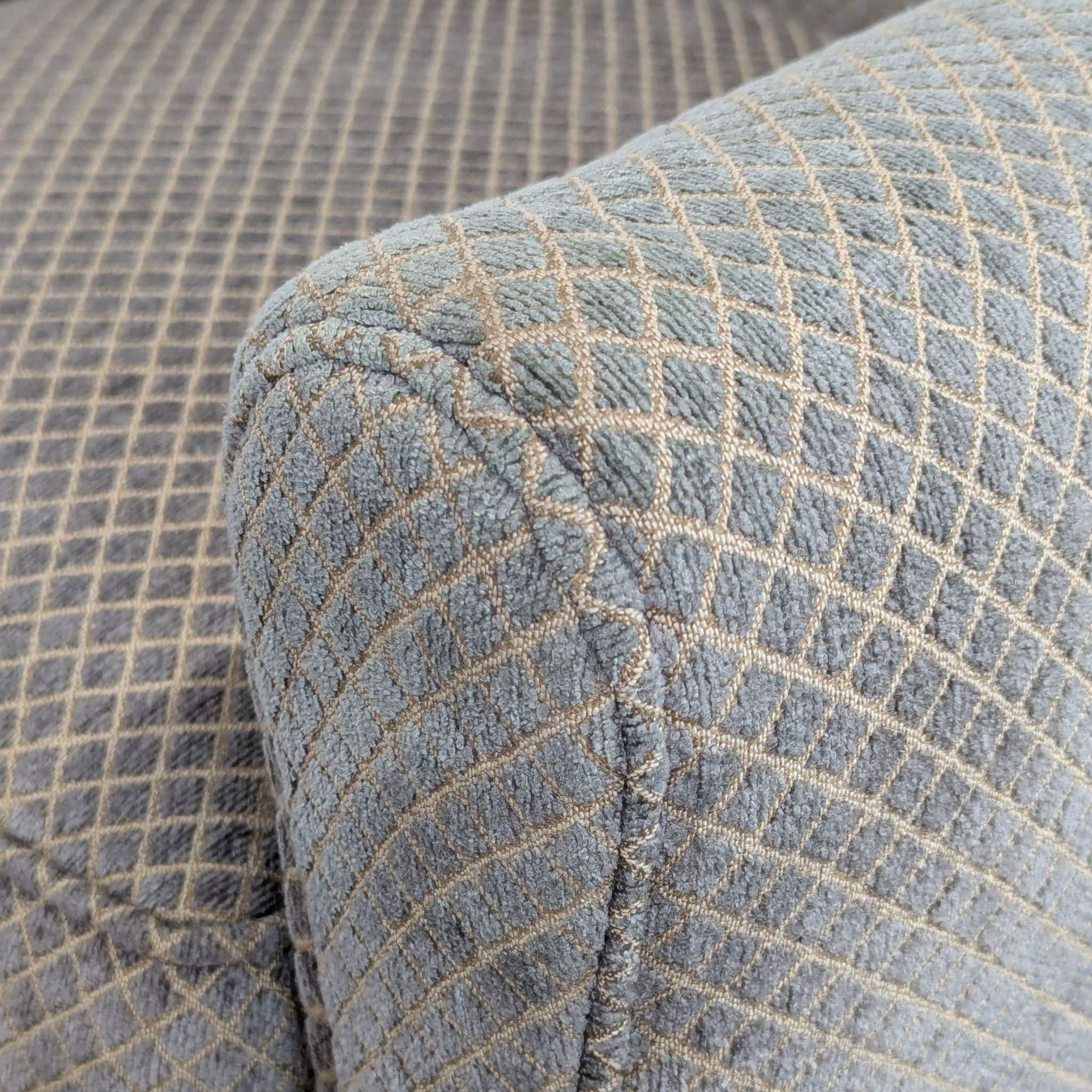 Crate & Barrel Classic Lounge Chair with Patterned Fabric - Thumbnail 6
