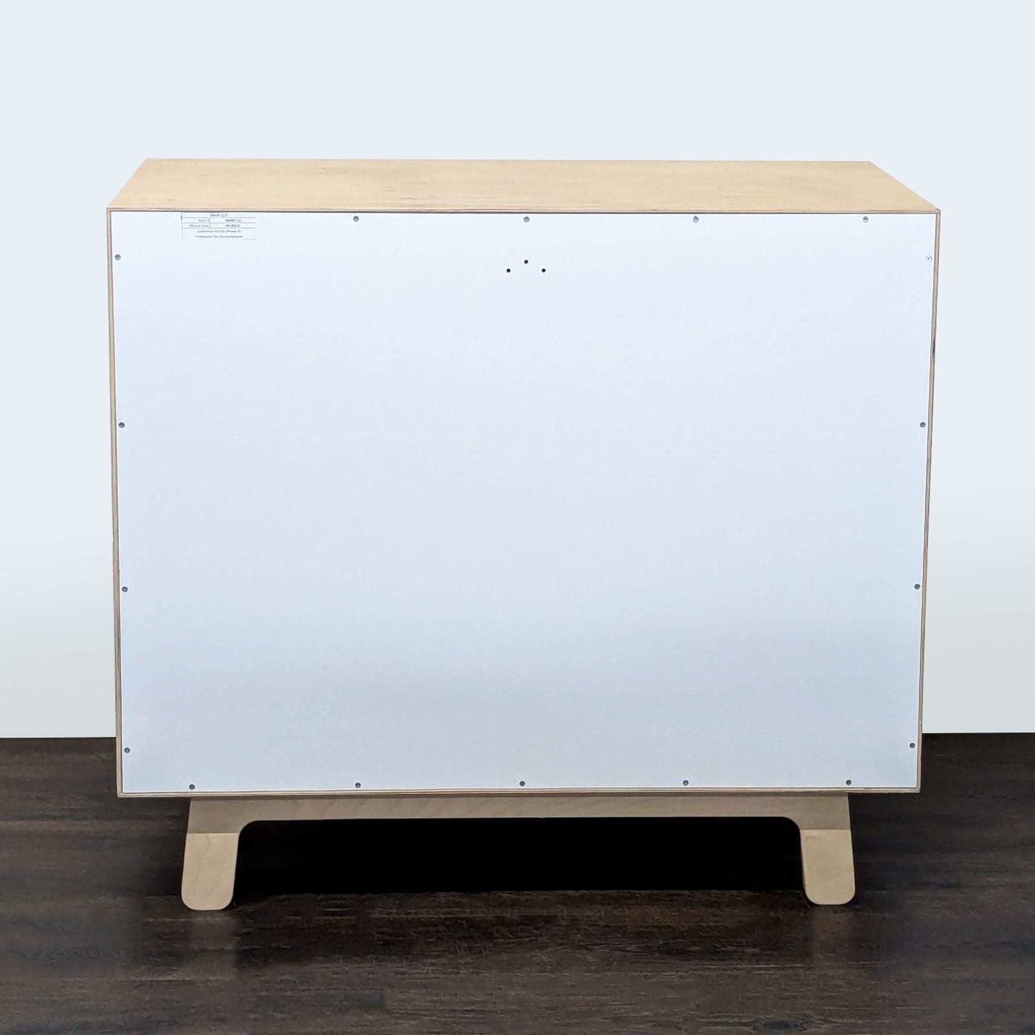 Ouef Merlin Three-Drawer Dresser in Blue and Natural Wood Finish - Thumbnail 5