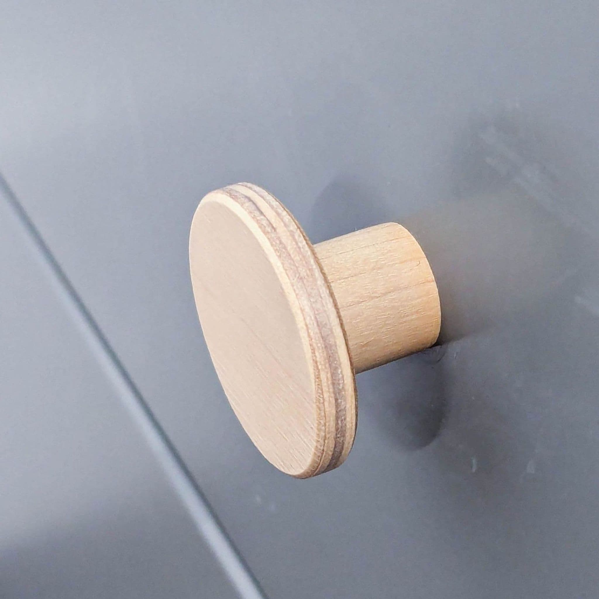 Ouef Merlin Three-Drawer Dresser in Blue and Natural Wood Finish - Thumbnail 8