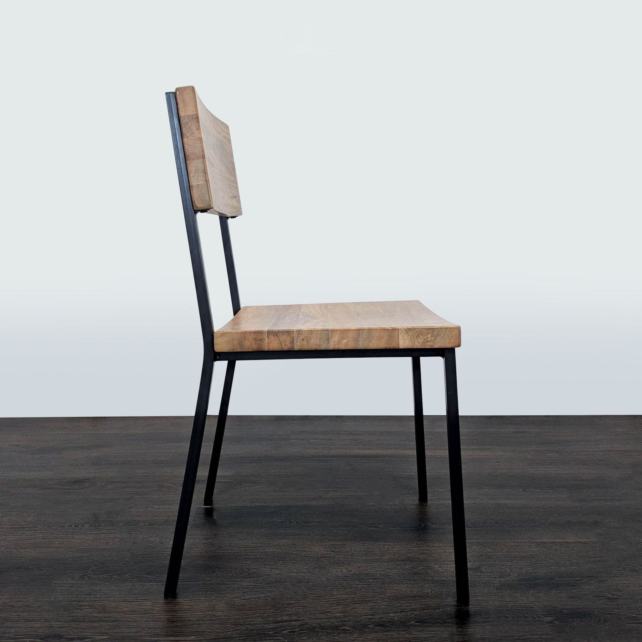 West Elm Modern Industrial 5-Piece Dining Set with Drop-Leaf Table - Thumbnail 6