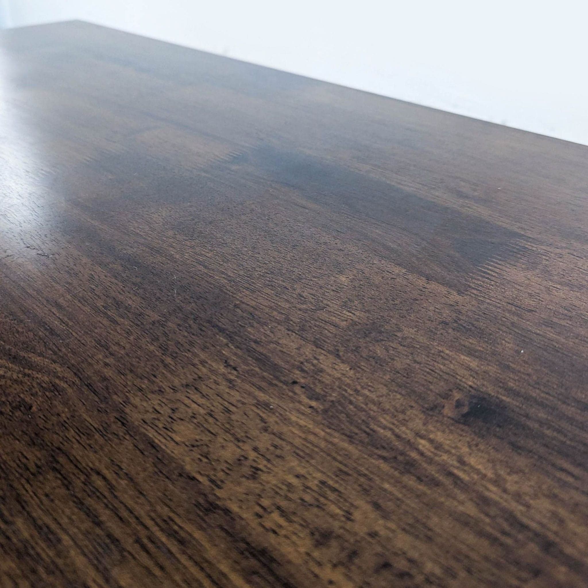 Mid-Century Modern Style 4-Drawer Wooden Dresser – Dark Brown Finish - Thumbnail 6