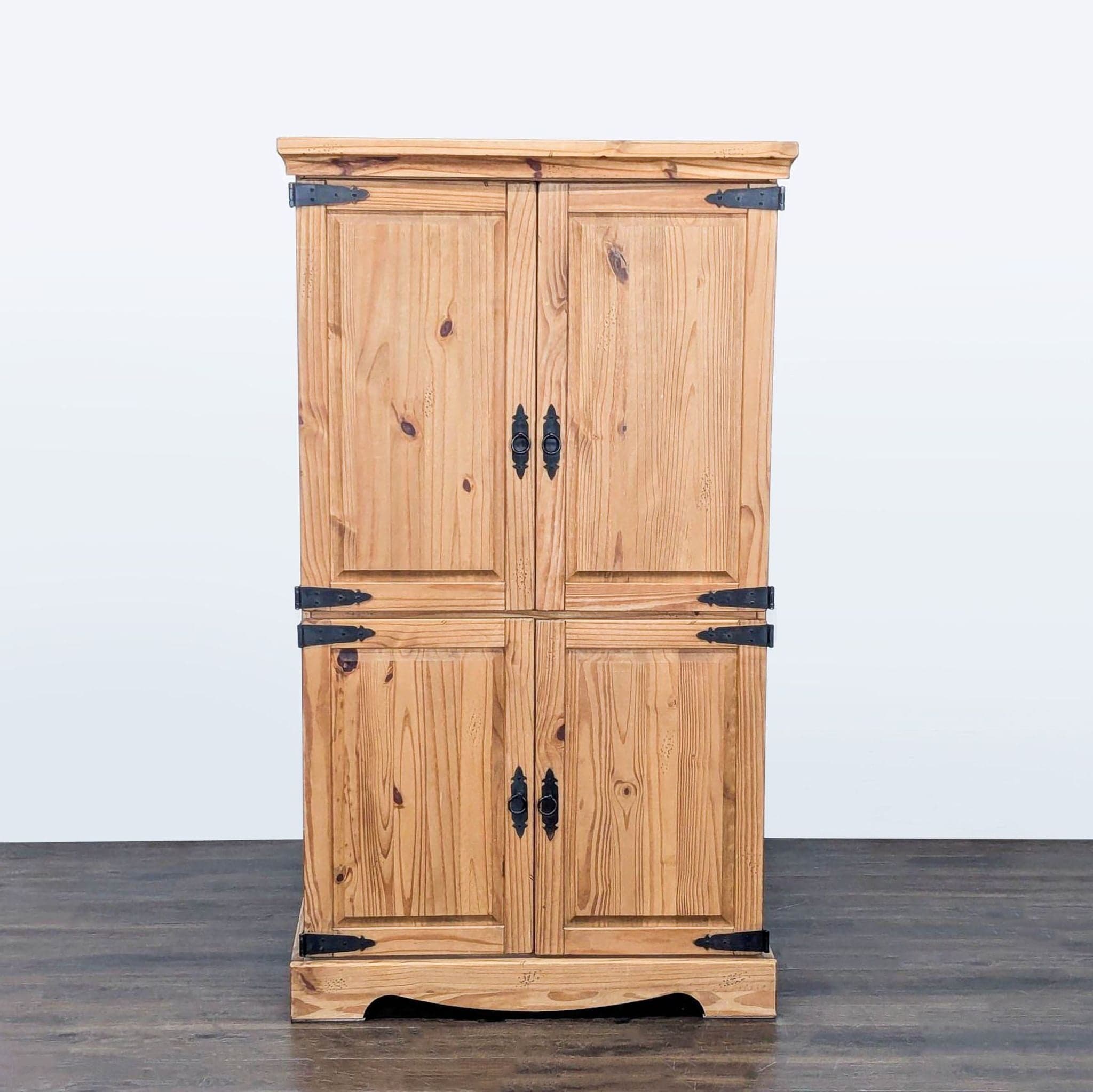 Pier 1 Imports Hutch & Armoire - Image 1