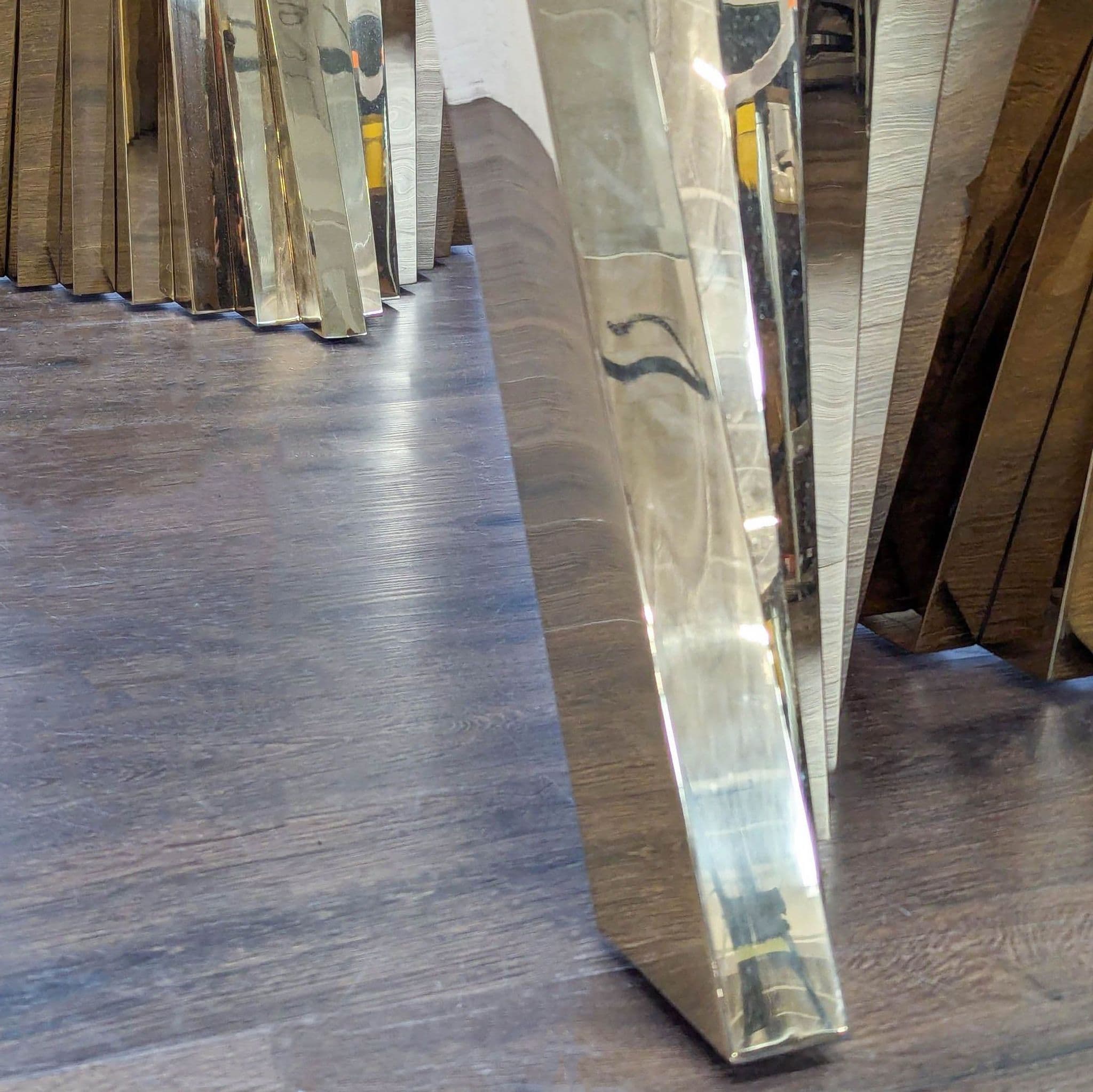 Willa Arlo Interiors Ammerman Glass Top Dining Table - Thumbnail 7