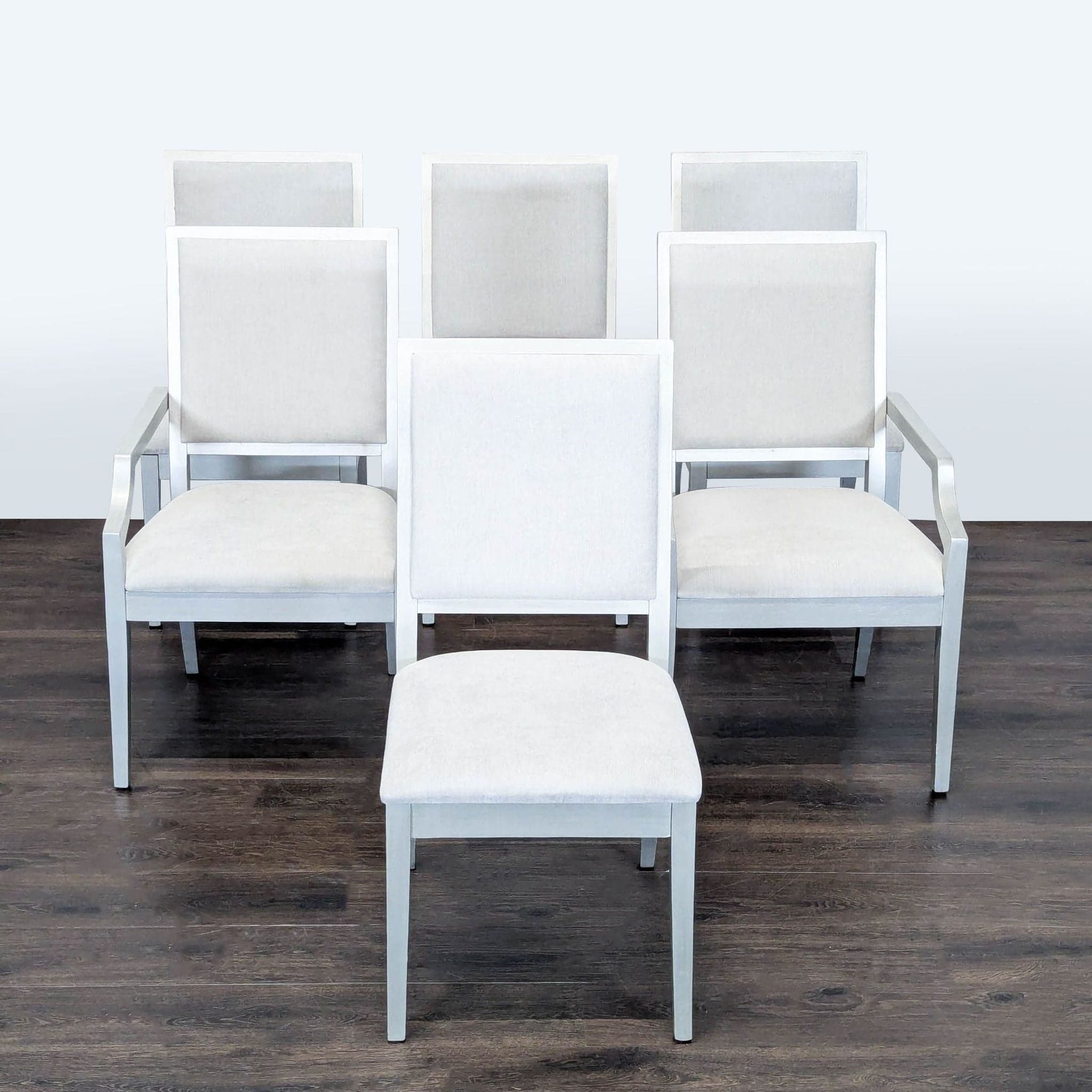 Set of Six Legacy Classic Furniture Rachael Ray Cinema Collection Dining Chairs - Image 1