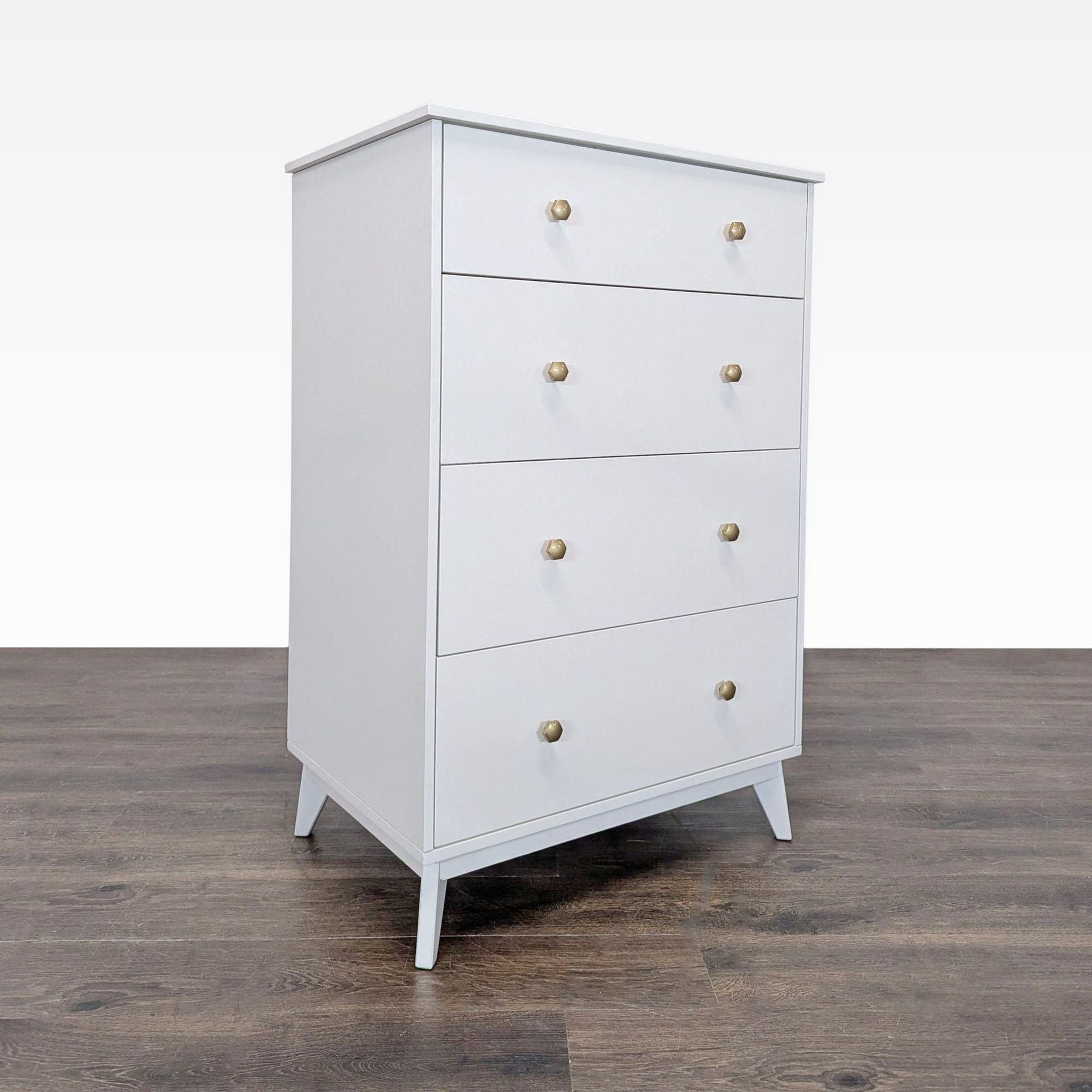 Pottery Barn Teen Keaton Four Drawer Modern Dresser - Thumbnail 7