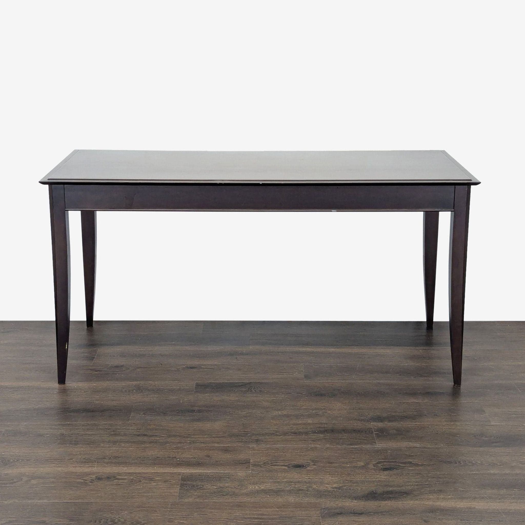 Baronet Dark Wood Desk with Two Drawers - Thumbnail 9