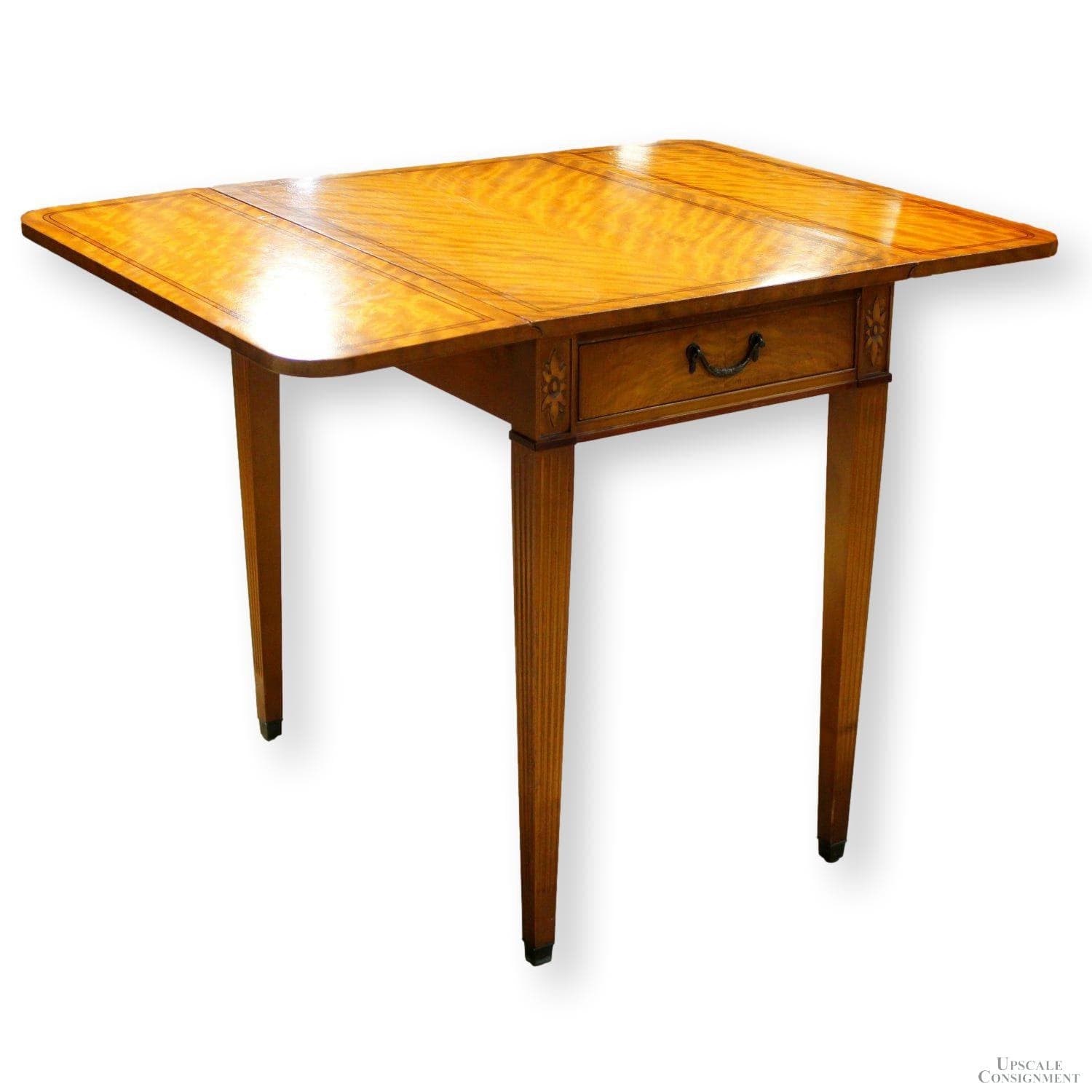 Imperial Furniture Flame Mahogany Drop-Leaf Table - Image 1