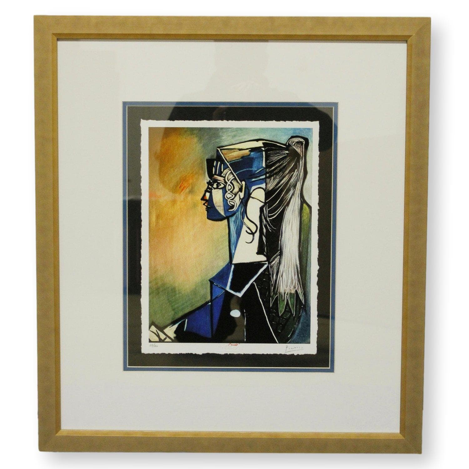 Gallery Framed Art Print 'Portrait of Sylvette' By Pablo Picasso - Image 1