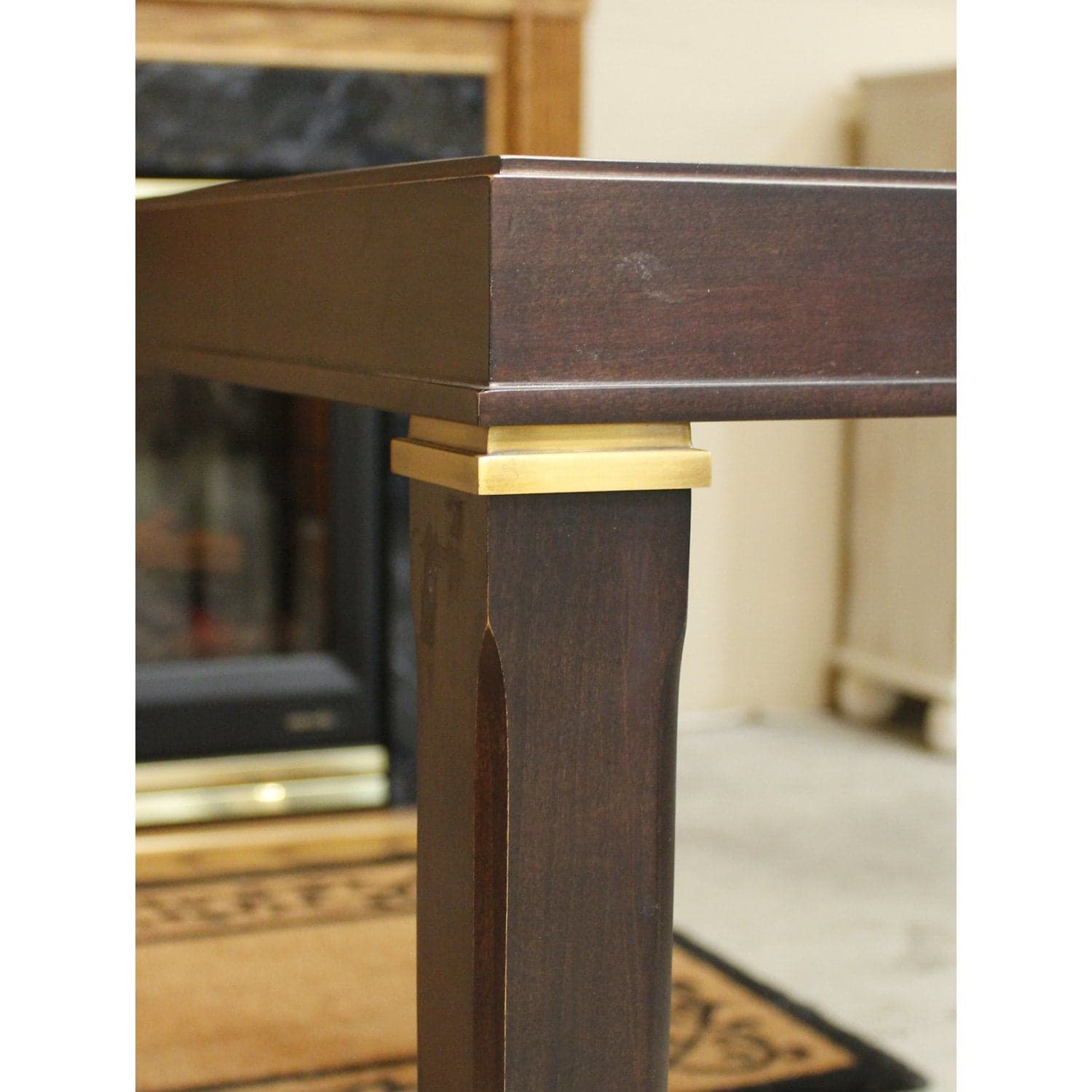 Hickory Chair Co. Espresso Card/Game Table - Espresso - Thumbnail 3