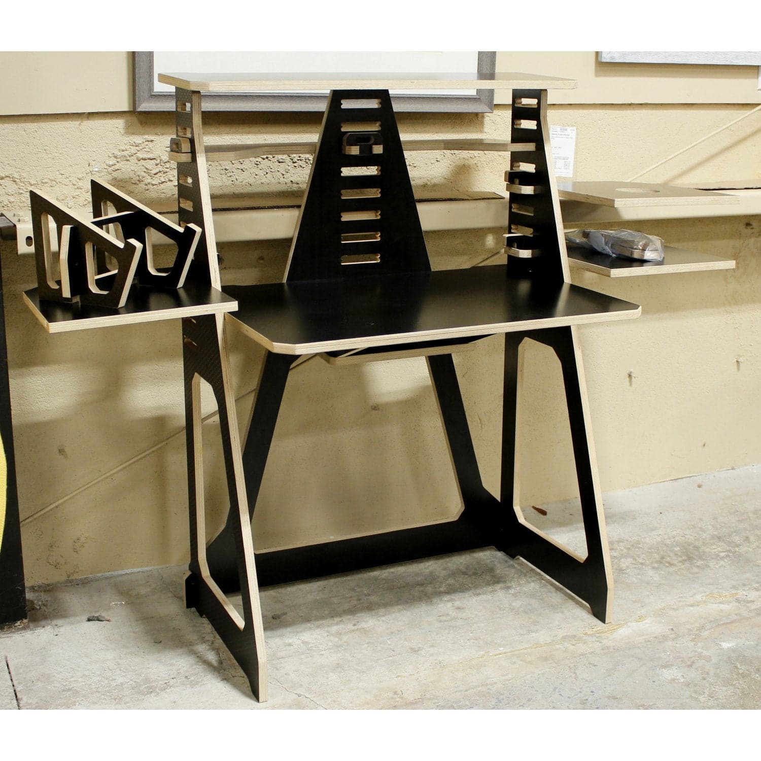 Work From Home Modular Standing Desk - Black - Thumbnail 4